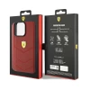 Чехол Ferrari Leather Stitched Lines для iPhone 15 Pro Max Red (FEHCP15XRDUR)