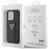 Чехол Guess Grip Stand 4G Triangle Strass для iPhone 15 Pro Black (GUHCP15LPGS4TDK)