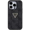 Чехол Guess Grip Stand 4G Triangle Strass для iPhone 15 Pro Max Black (GUHCP15XPGS4TDK)