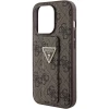 Чохол Guess Grip Stand 4G Triangle Strass для iPhone 15 Pro Brown (GUHCP15LPGS4TDW)