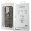 Чохол Guess Grip Stand 4G Triangle Strass для iPhone 15 Pro Brown (GUHCP15LPGS4TDW)