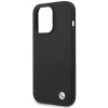 Чохол BMW Silicone Metal Logo для iPhone 15 Pro Max Black (BMHCP15XSILBK)