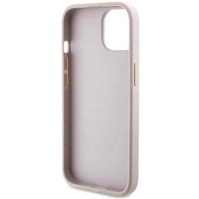 Чехол Guess 4G Stripe Collection для iPhone 15 | 14 | 13 Pink (GUHCP15SG4GLPI)