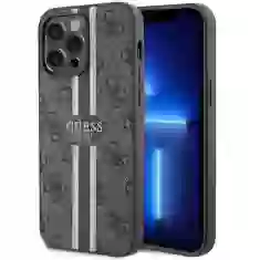 Чохол Guess 4G Printed Stripes для iPhone 15 Pro Max Brown with MagSafe (GUHMP15XP4RPSW)