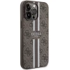 Чехол Guess 4G Printed Stripes для iPhone 15 Pro Max Brown with MagSafe (GUHMP15XP4RPSW)