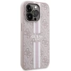 Чехол Guess 4G Printed Stripes для iPhone 15 Pro Pink with MagSafe (GUHMP15LP4RPSP)