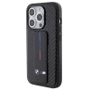 Чехол BMW Grip Stand Smooth & Carbon для iPhone 15 Pro Black (BMHCP15LGSPCCK)