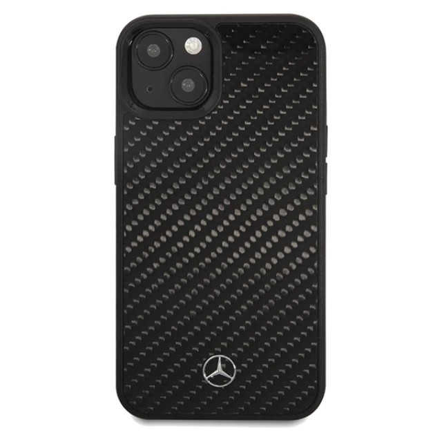 Чохол Mercedes Carbon Fiber Dynamic для iPhone 15 Black (MEHCP15SRCABK)
