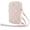 Сумка Guess 4G Triangle Metal Logo Wallet Zipper Pouch Pink (GUWBZPSQSSGP)