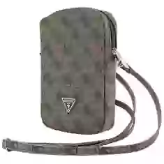 Сумка Guess 4G Triangle Metal Logo Wallet Zipper Pouch Brown (GUWBZP4GFTSW)