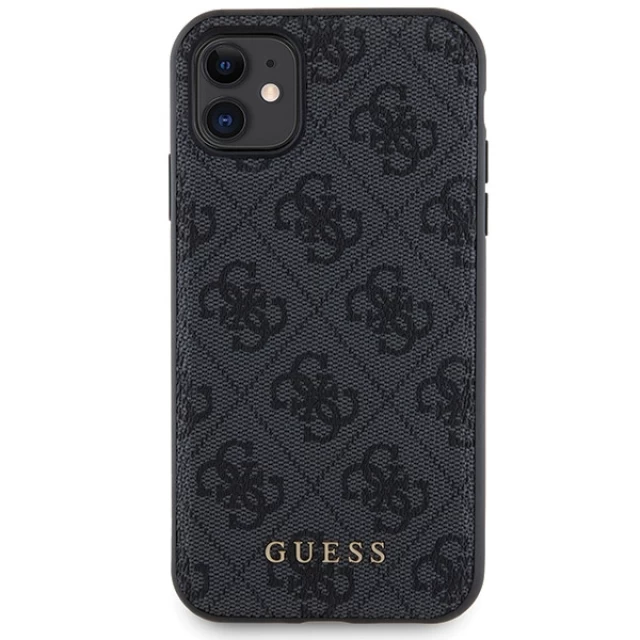 Чехол Guess 4G Metal Logo Hardcase and Powerbank 5000mAh для iPhone 11 Black with MagSafe (GUBPM5N614GEMGK)