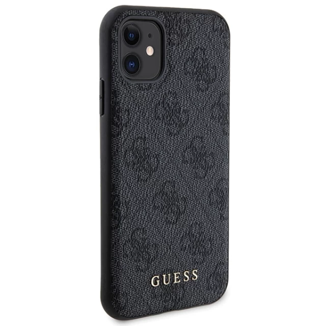 Чехол Guess 4G Metal Logo Hardcase and Powerbank 5000mAh для iPhone 11 Black with MagSafe (GUBPM5N614GEMGK)