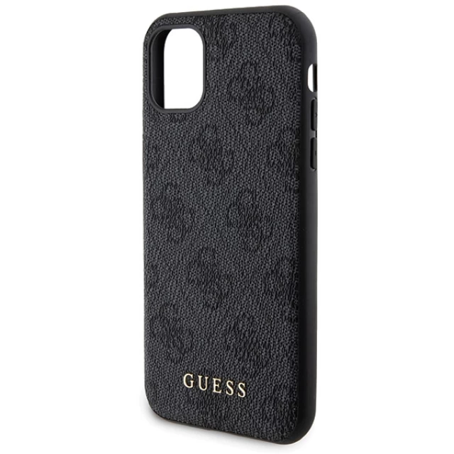 Чехол Guess 4G Metal Logo Hardcase and Powerbank 5000mAh для iPhone 11 Black with MagSafe (GUBPM5N614GEMGK)