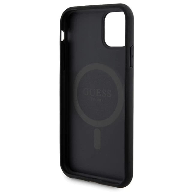 Чохол Guess 4G Metal Logo Hardcase and Powerbank 5000mAh для iPhone 11 Black with MagSafe (GUBPM5N614GEMGK)