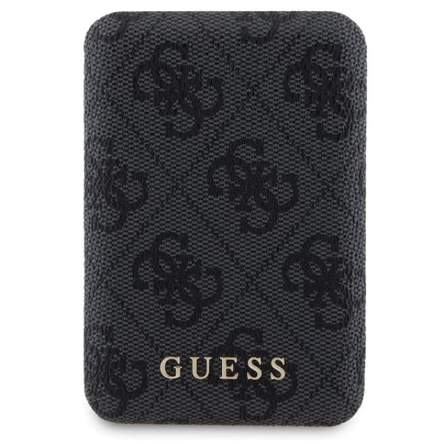 Чехол Guess 4G Metal Logo Hardcase and Powerbank 5000mAh для iPhone 11 Black with MagSafe (GUBPM5N614GEMGK)