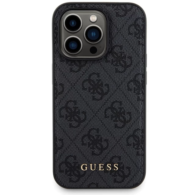 Чохол Guess 4G Metal Logo Hardcase and Powerbank 5000mAh для iPhone 13 Pro Black with MagSafe (GUBPM5P13L4GEMGK)