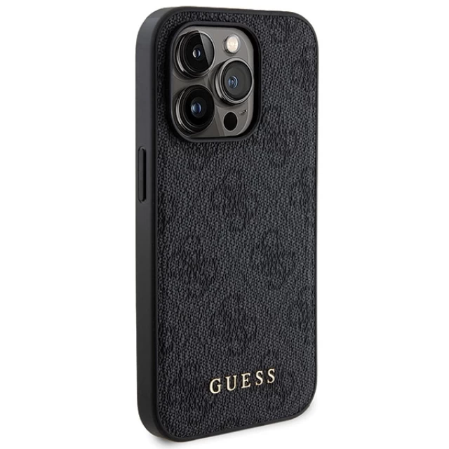 Чехол Guess 4G Metal Logo Hardcase and Powerbank 5000mAh для iPhone 13 Pro Black with MagSafe (GUBPM5P13L4GEMGK)