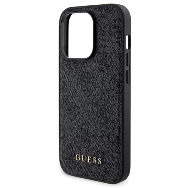 Чехол Guess 4G Metal Logo Hardcase and Powerbank 5000mAh для iPhone 13 Pro Black with MagSafe (GUBPM5P13L4GEMGK)