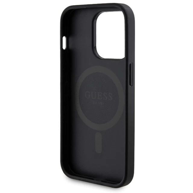 Чохол Guess 4G Metal Logo Hardcase and Powerbank 5000mAh для iPhone 13 Pro Black with MagSafe (GUBPM5P13L4GEMGK)