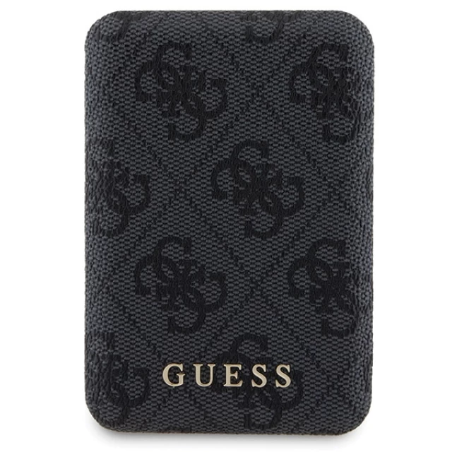 Чохол Guess 4G Metal Logo Hardcase and Powerbank 5000mAh для iPhone 13 Pro Black with MagSafe (GUBPM5P13L4GEMGK)