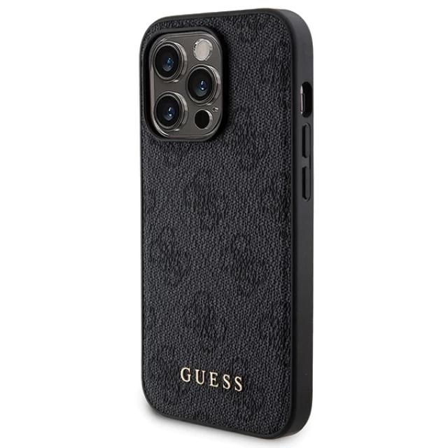 Чехол Guess 4G Metal Logo Hardcase and Powerbank 5000mAh для iPhone 13 Pro Max Black with MagSafe (GUBPM5P13X4GEMGK)