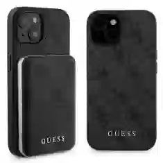 Чохол Guess 4G Metal Logo Hardcase and Powerbank 5000mAh для iPhone 15 Black with MagSafe (GUBPM5P15S4GEMGK)