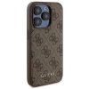 Чехол Guess 4G Metal Logo Hardcase and Powerbank 5000mAh для iPhone 15 Pro Brown with MagSafe (GUBPM5P15L4GEMGW)