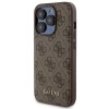 Чохол Guess 4G Metal Logo Hardcase and Powerbank 5000mAh для iPhone 15 Pro Max Brown with MagSafe (GUBPM5P15X4GEMGW)