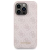 Чохол Guess 4G Metal Logo Hardcase and Powerbank 5000mAh для iPhone 14 Pro Pink with MagSafe (GUBPM5P14L4GEMGP)