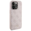 Чехол Guess 4G Metal Logo Hardcase and Powerbank 5000mAh для iPhone 14 Pro Pink with MagSafe (GUBPM5P14L4GEMGP)