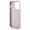 Чохол Guess 4G Metal Logo Hardcase and Powerbank 5000mAh для iPhone 14 Pro Pink with MagSafe (GUBPM5P14L4GEMGP)