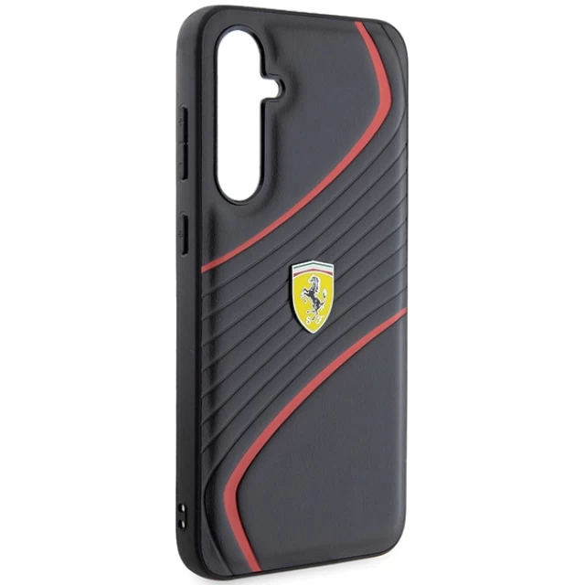 Чехол Ferrari Twist Metal Logo для Samsung Galaxy S23 FE (S711) Black (FEHCS23FEPTWK)