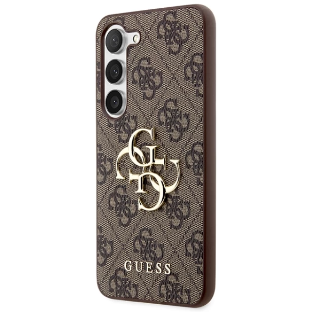 Чехол Guess 4G Big Metal Logo для Samsung Galaxy S23 FE (S711) Brown (GUHCS23FE4GMGBR)