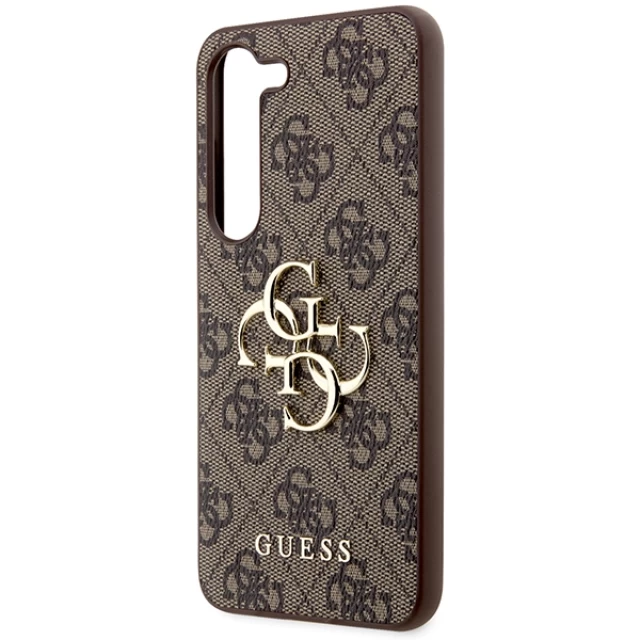 Чехол Guess 4G Big Metal Logo для Samsung Galaxy S23 FE (S711) Brown (GUHCS23FE4GMGBR)