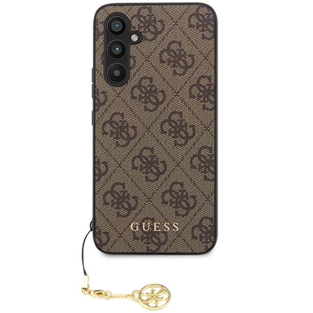 Чохол Guess 4G Charms Collection для Samsung Galaxy S23 FE (S711) Brown (GUHCS23FEGF4GBR)