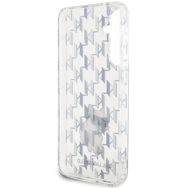 Чохол Karl Lagerfeld Monogram Choupette для Samsung Galaxy S23 FE (S711) Transparent (KLHCS23FEHNCMKLT)