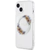 Чехол Guess IML Flowers Wreatch для iPhone 15 | 14 | 13 Transparent with MagSafe (GUHMP15SHFWFCT)