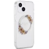 Чохол Guess IML Flowers Wreatch для iPhone 15 | 14 | 13 Transparent with MagSafe (GUHMP15SHFWFCT)