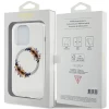 Чохол Guess IML Flowers Wreatch для iPhone 15 Pro Max Transparent with MagSafe (GUHMP15XHFWFCT)