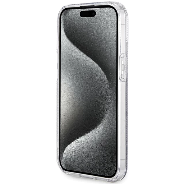 Чехол Guess IML GCube для iPhone 15 Plus | 14 Plus Black with MagSafe (GUHMP15MHGCUSTGK)