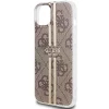 Чехол Guess IML 4G Gold Stripe для iPhone 15 Plus | 14 Plus Brown (GUHCP15MH4PSEGW)