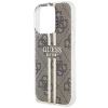 Чохол Guess IML 4G Gold Stripe для iPhone 15 Pro Max Brown (GUHCP15XH4PSEGW)