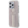 Чехол Guess IML 4G Gold Stripe для iPhone 14 Pro Max Pink (GUHCP14XH4PSEGP)