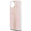 Чехол Guess IML 4G Gold Stripe для iPhone 15 Plus | 14 Plus Pink (GUHCP15MH4PSEGP)
