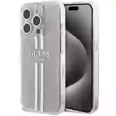 Чехол Guess IML 4G Gold Stripe для iPhone 15 Pro Pink (GUHCP15LH4PSEGP)