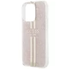 Чохол Guess IML 4G Gold Stripe для iPhone 15 Pro Pink (GUHCP15LH4PSEGP)