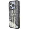 Чохол Guess Liquid Glitter Gold Stripes для iPhone 15 Pro Max Black (GUHCP15XLFCSEGK)