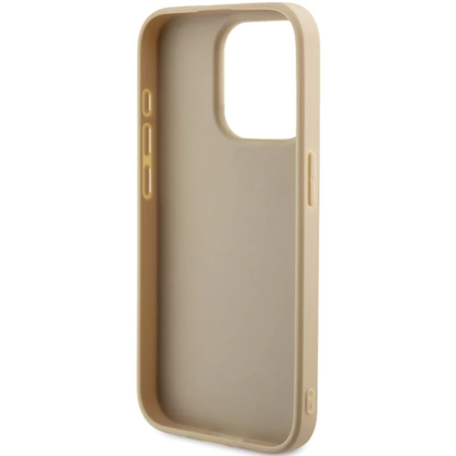 Чохол Guess Saffiano Iridescent Script для iPhone 15 Pro Gold (GUHCP15LPSAIRSD)