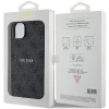 Чохол Guess 4G Collection Leather Metal Logo для iPhone 15 Plus | 14 Plus Black with MagSafe (GUHMP15MG4GFRK)