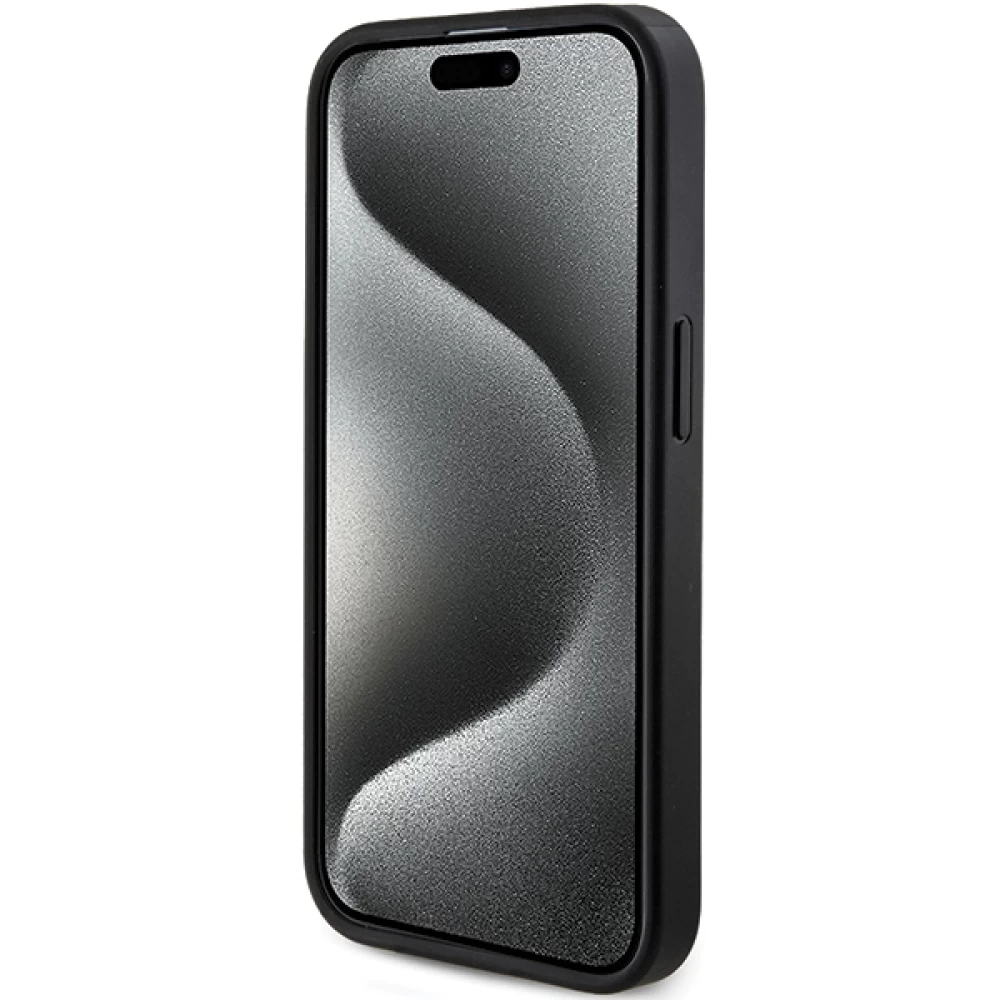 Чехол Guess 4G Collection Leather Metal Logo для iPhone 15 Pro Max Black  with MagSafe (GUHMP15XG4GFRK) - купить по цене 2079 ₴ в Киеве / Украине.  Оригинальный товар с гарантией качества.